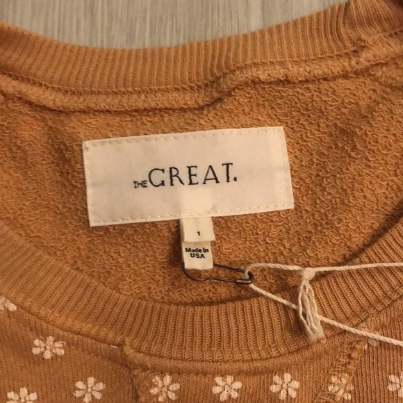 The Great. Slouch Floral Sweatshirt - Picture 3 of 6